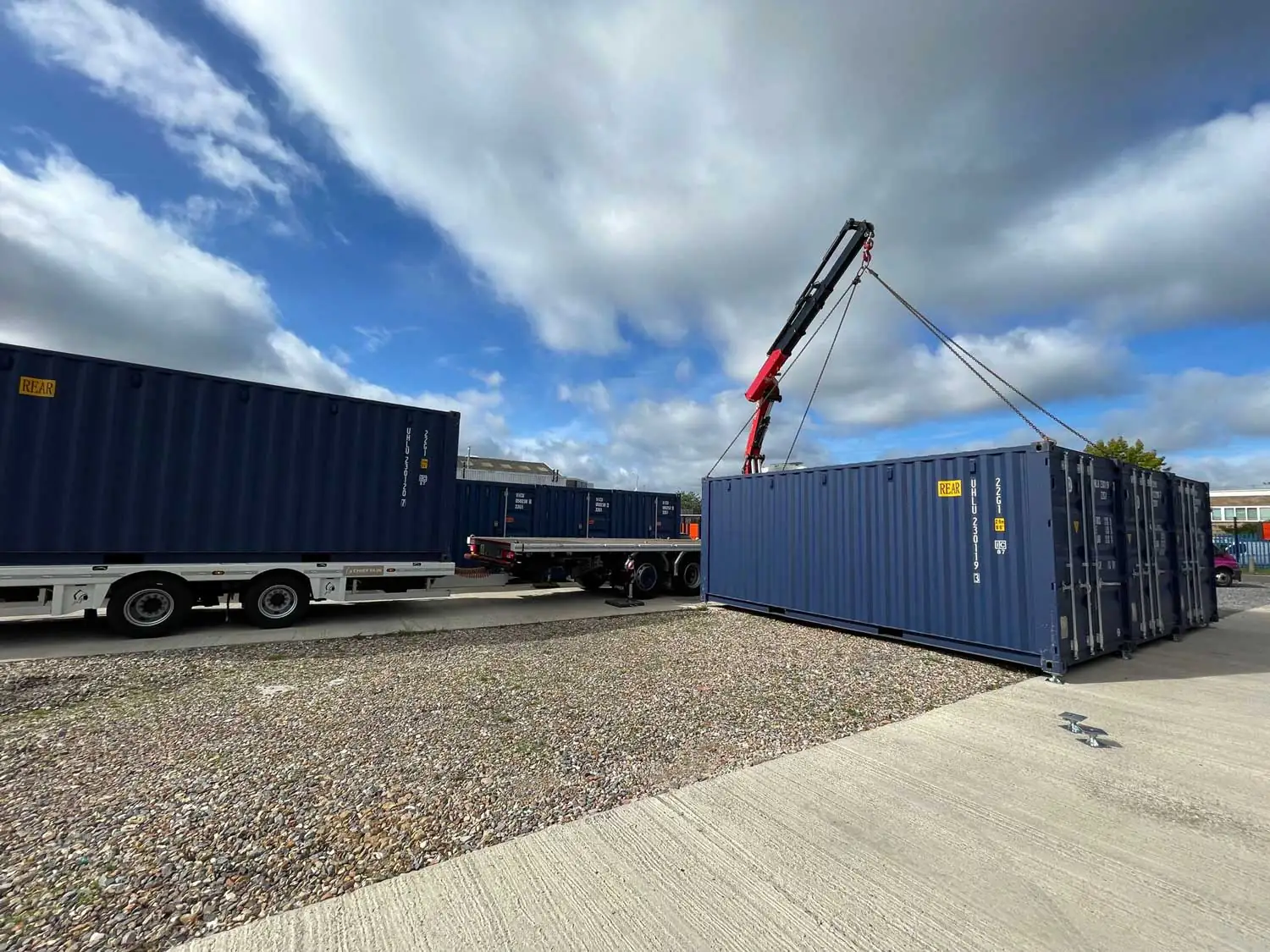 20ft double door shipping container