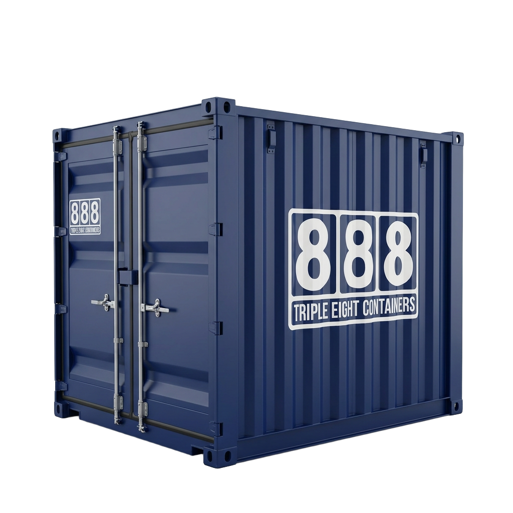 8ft Triple Eight shipping container