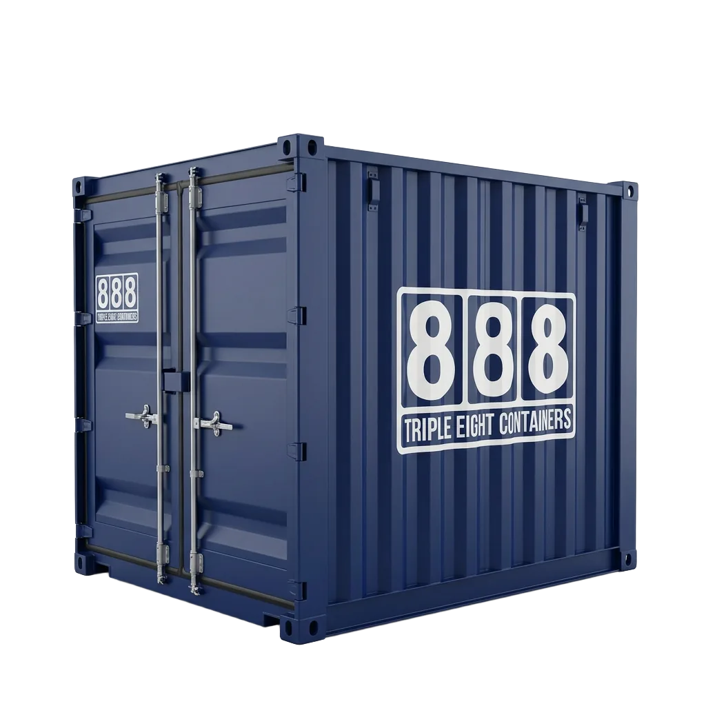 8ft Triple Eight shipping container